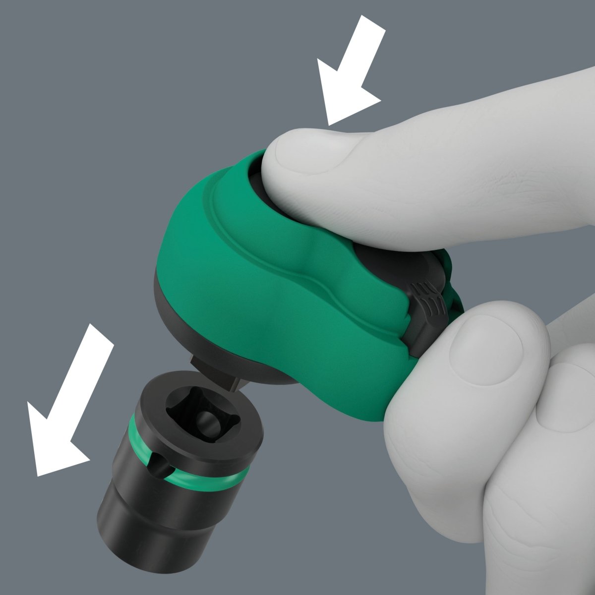 Wera 8010 B Zyklop Comfort Ratchet Wrench 3/8" Drive 05005540001 - Mr. Tools