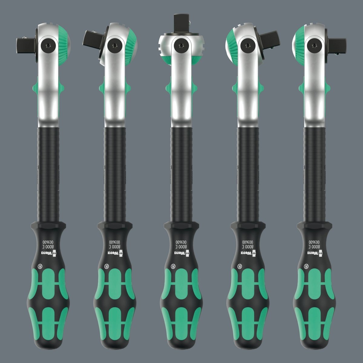 Wera 8100 SC 2 Zyklop Speed Ratchet Set 1/2" Drive 37 Pieces Metric 05003645001 - Mr. Tools