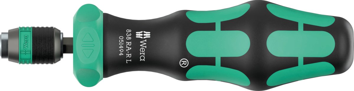 Wera 838 RA - R L Ratcheting Bit Holding Screwdriver 05051494001 - Mr. Tools