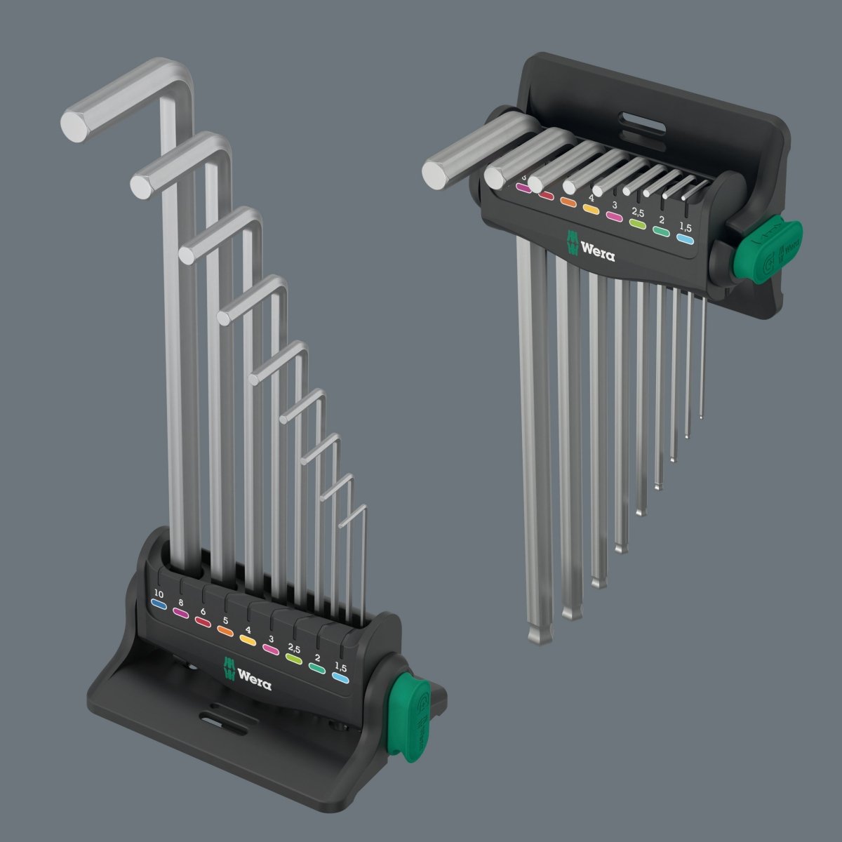 Wera 950/9 Hex - Plus 8 Chrome Plated L - Key Set Metric 05022102001 - Mr. Tools