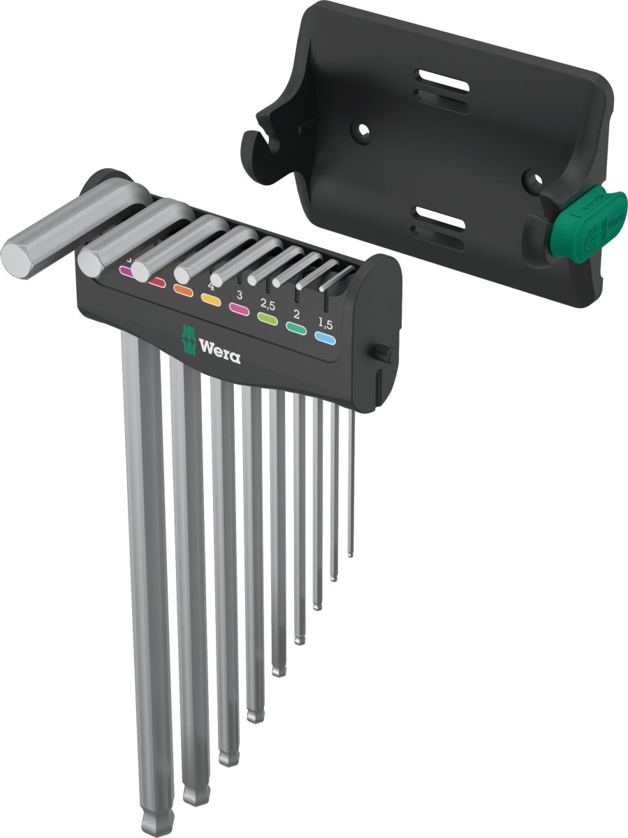 Wera 950/9 Hex - Plus 8 Chrome Plated L - Key Set Metric 05022102001 - Mr. Tools