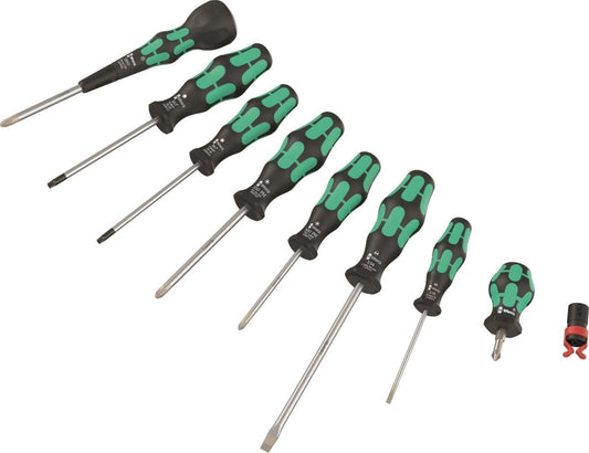 Wera 9527 Ball Grip Set 1 Screwdriver Set 9 Pieces 05134028001 - Mr. Tools