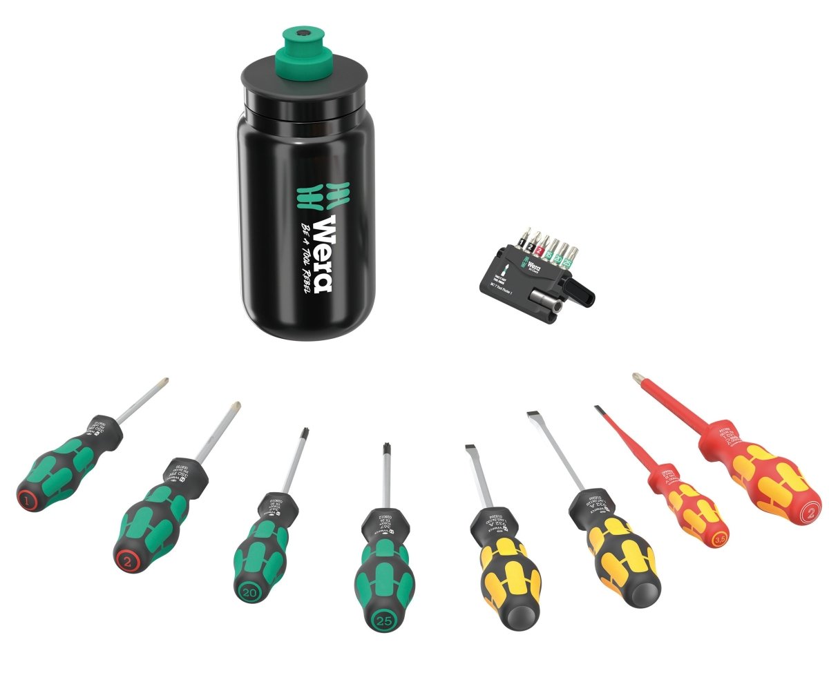 Wera 9540 Kraftform XL Bottle Screwdriver Set 05100028001 - Mr. Tools