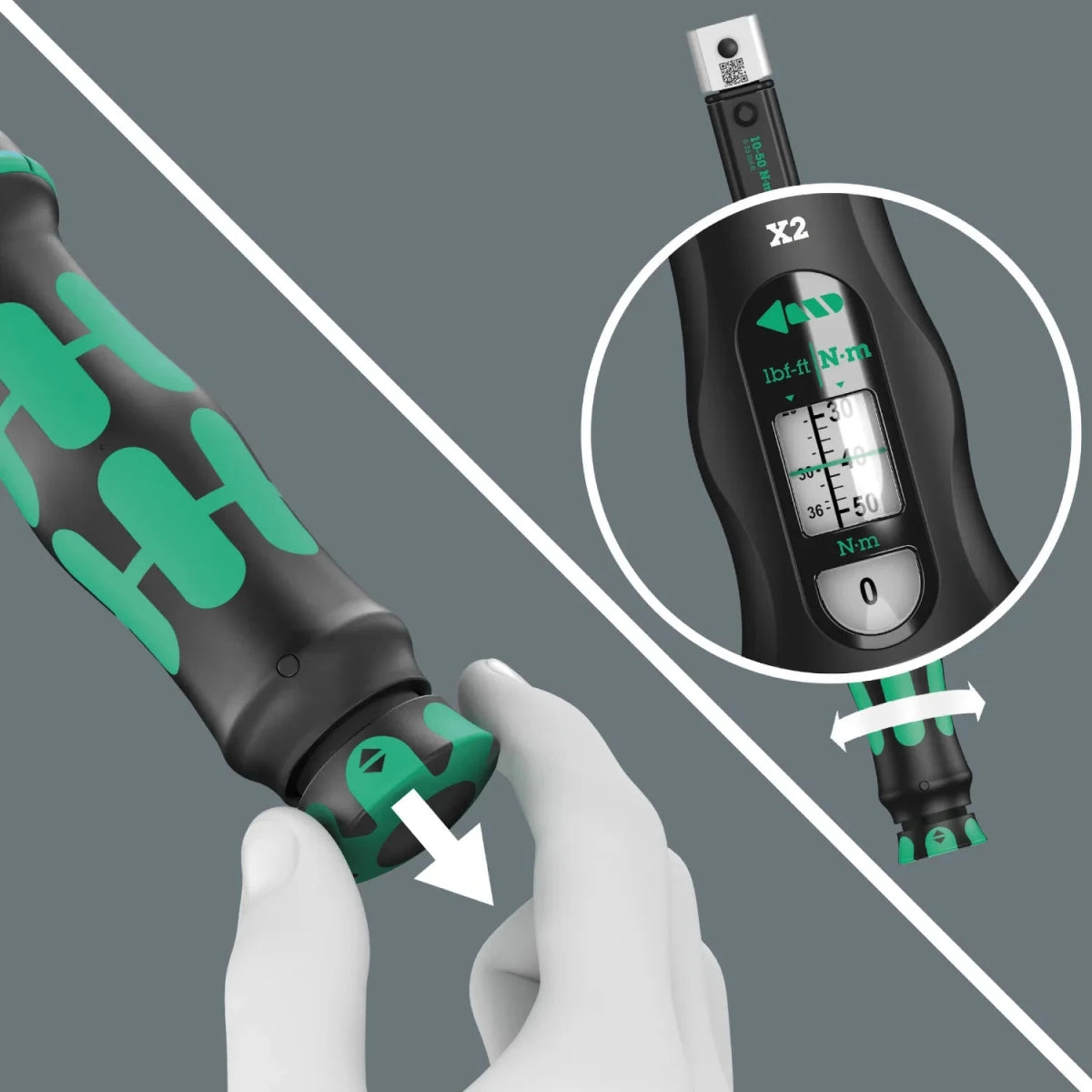 Wera 9558 Click-Torque X 2 Set for Pipe Fittings (10-50 Nm) – 05136062001 - Mr. Tools