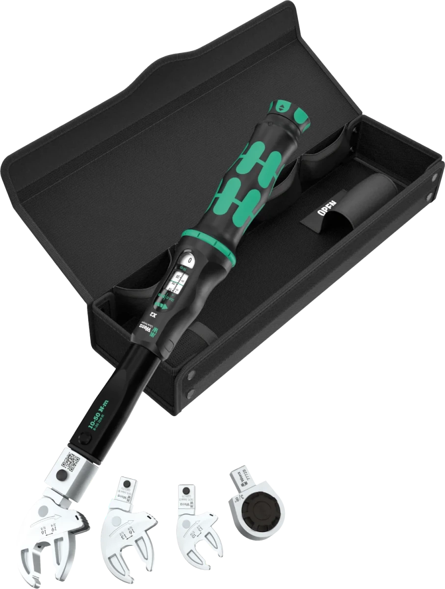 Wera 9558 Click-Torque X 2 Set for Pipe Fittings (10-50 Nm) – 05136062001 - Mr. Tools