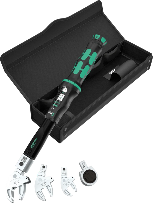 Wera 9558 Click-Torque X 2 Set for Pipe Fittings (10-50 Nm) – 05136062001 - Mr. Tools