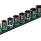Wera 9607 Magnetic Rail B Impaktor 1 Socket Set 3/8" Drive Metric 05005451001 - Mr. Tools