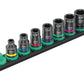 Wera 9608 Magnetic rail B Impaktor 1 Socket Set 3/8" Drive SAE 05005452001 - Mr. Tools