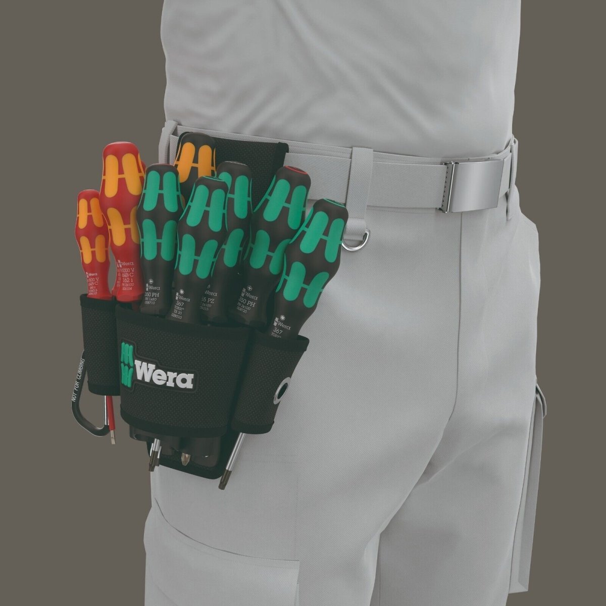 Wera 9620 Belt Holster Set 1 Screwdriver Set 10 Pieces 05136032001 - Mr. Tools