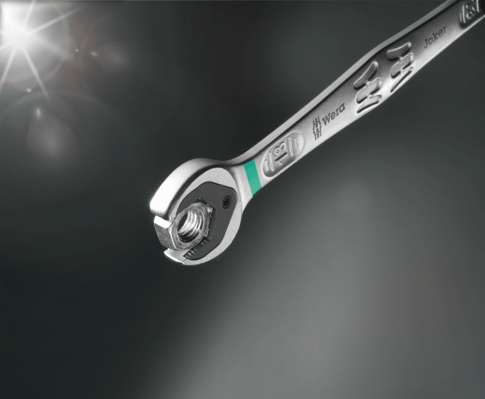 Wera 9630 Magnetic Rail 6000 Joker 1 Ratcheting Wrench Set Metric 05020014001 - Mr. Tools