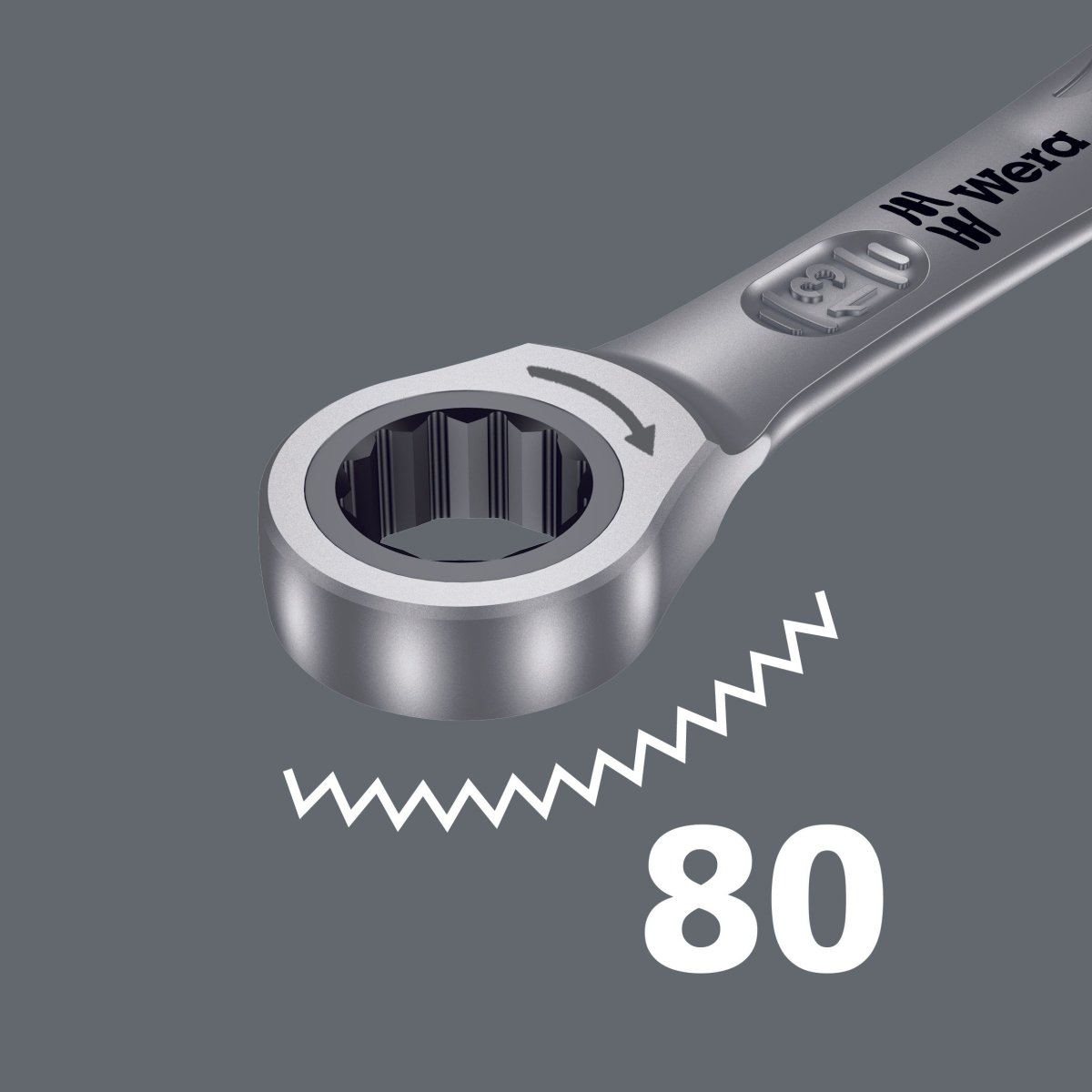 Wera 9632 Magnetic Rail 6000 Joker 1 Ring Ratcheting Wrench Set SAE 05020016001 - Mr. Tools