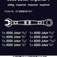 Wera 9632 Magnetic Rail 6000 Joker 1 Ring Ratcheting Wrench Set SAE 05020016001 - Mr. Tools