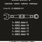 Wera 9641 Magnetic Rail 6003 Joker 2 Combination Wrench Set Metric 05020234001 - Mr. Tools