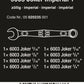 Wera 9642 Magnetic Rail 6003 Joker 1 Combination Wrench Set SAE 05020235001 - Mr. Tools