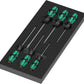 High-density shadow foam tray holding the 7-piece Wera 9717 Kraftform Series 300 screwdriver set (05150127001)