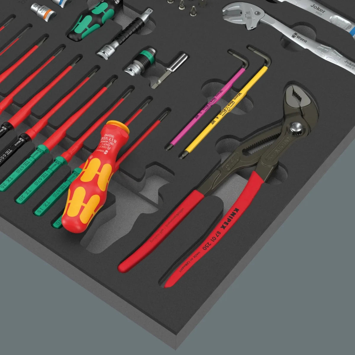 Wera 9753 Foam Insert Kraftform Kompakt Maintenance Set 1 (45 Pc) - Mr. Tools