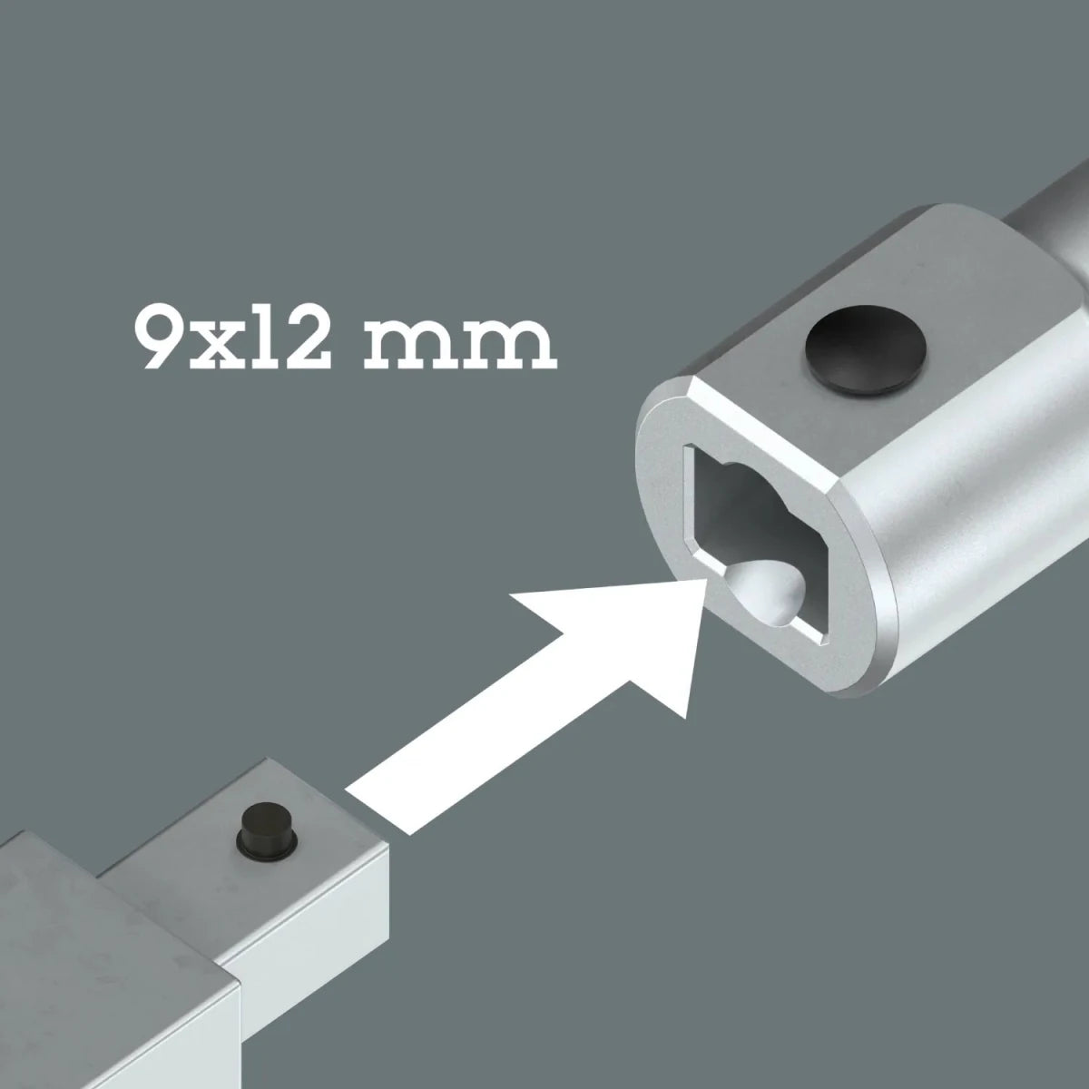 Wera 9998 X Power Actuation Tool for 9x12 mm Insert Tools - Mr. Tools