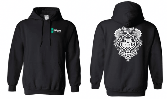 Wera Be A Tool Rebel Hoodie Black WERATRHOODIE - Mr. Tools