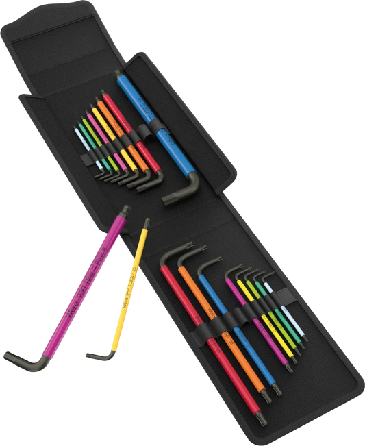 Wera Big Pack Multicolor Metric Hex-Plus & TORX L-Key Set (19-Piece) - 05133287001 - Mr. Tools