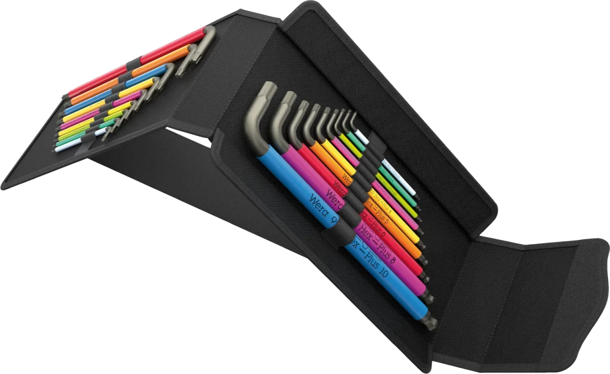 Wera Big Pack Multicolor Metric Hex-Plus & TORX L-Key Set (19-Piece) - 05133287001 - Mr. Tools