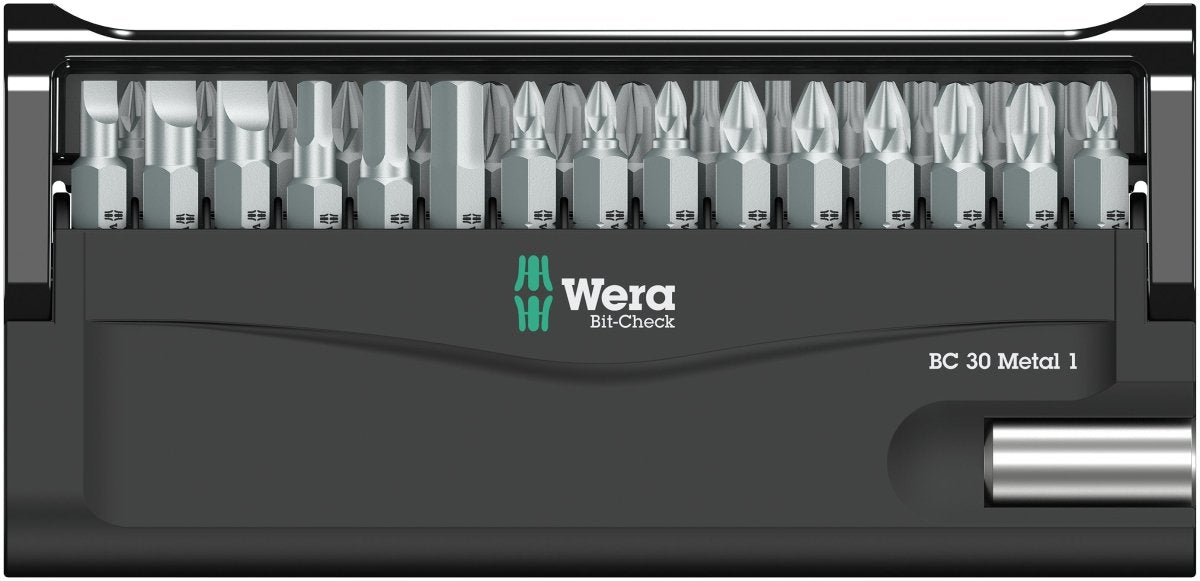 Wera Bit - Check 30 Metal 1 SB Screwdriver Bit Set 05057440001 - Mr. Tools