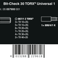 Wera Bit Check 30 TX Universal 1 SB Screwdriver Bit Set 05057900001 - Mr. Tools