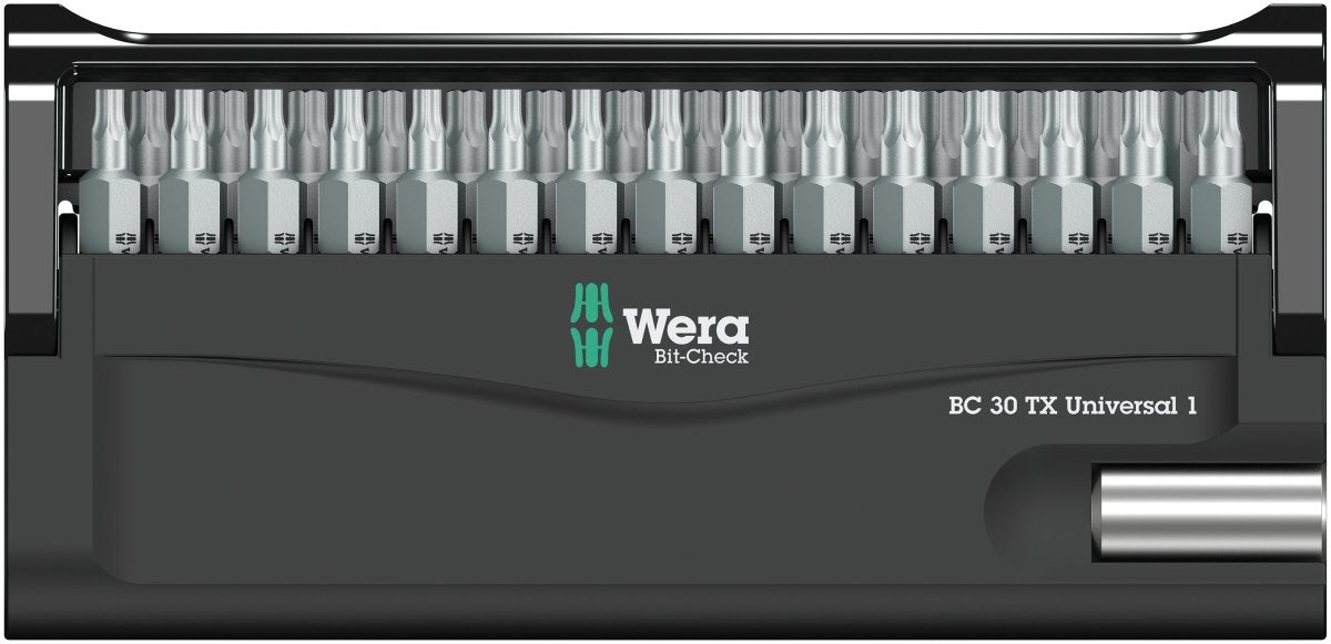Wera Bit Check 30 TX Universal 1 SB Screwdriver Bit Set 05057900001 - Mr. Tools