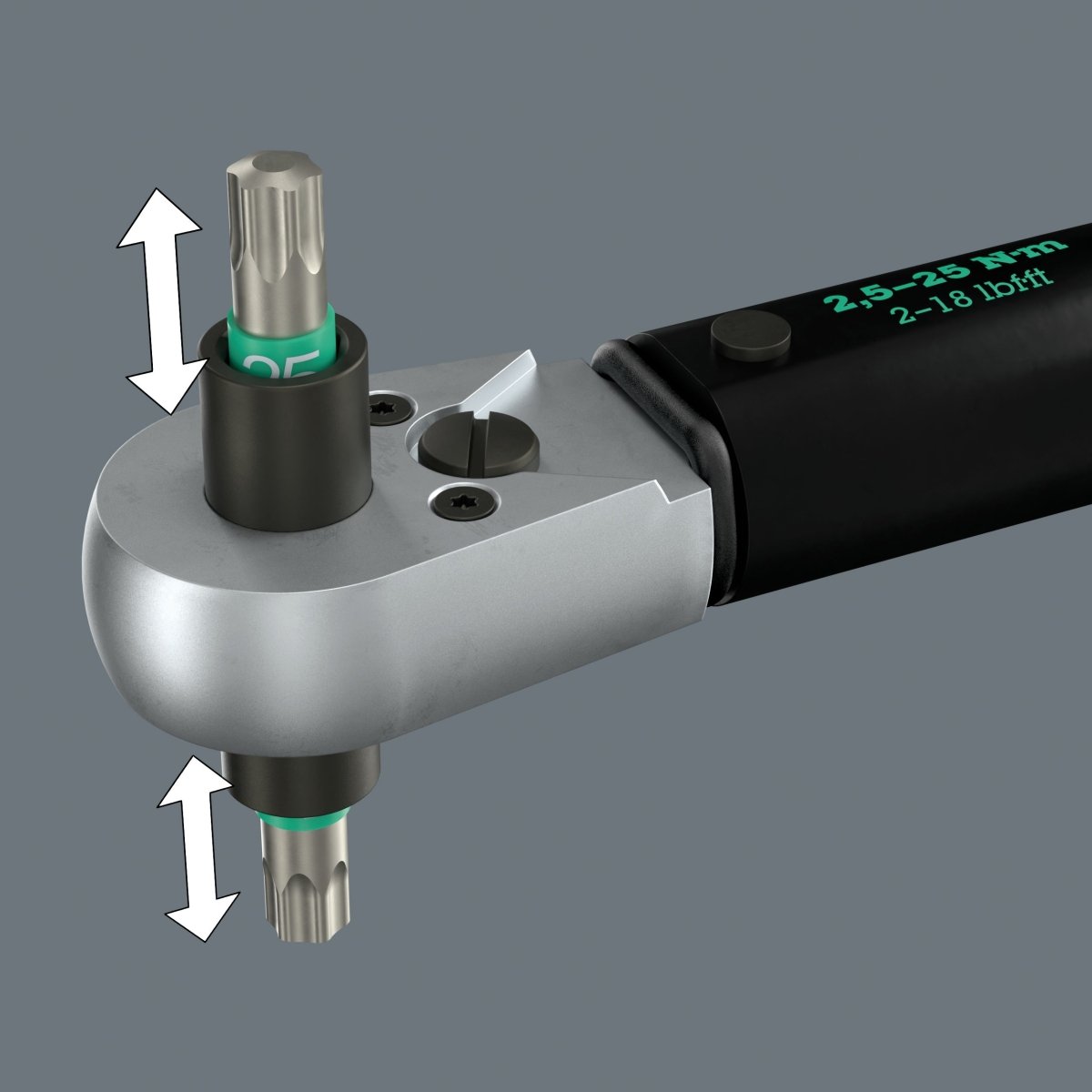 Wera Click - Torque Lock A 6 R/L Torque Wrench 2.5 - 25 Nm 1/4" Drive 05075694001 - Mr. Tools