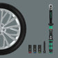 Wera Click-Torque Lock C 3 shown next to an alloy rim, ready for a wheel change.