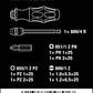Wera Kraftform Kompakt 20 Combination Driver Magazine and Pouch Set 05051021001 - Mr. Tools