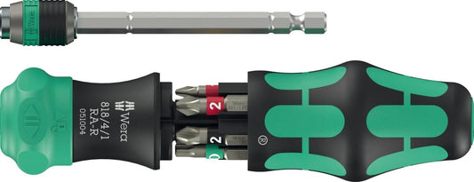 Wera Kraftform Kompakt 20 RA - R Ratcheting Screwdriver Set 6 Pieces 05051513001 - Mr. Tools