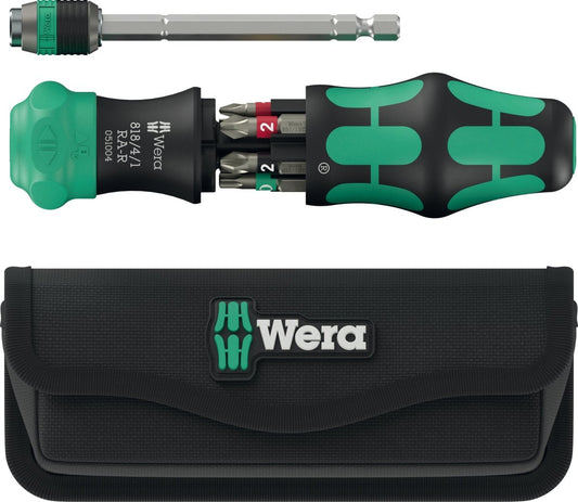 Wera Kraftform Kompakt 20 RA - R Ratcheting Screwdriver Set With Pouch 05051514001 - Mr. Tools