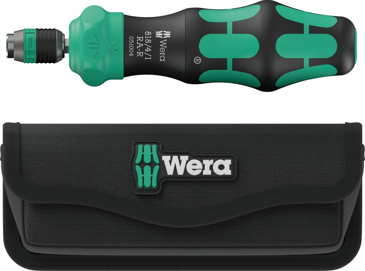 Wera Kraftform Kompakt 25 RA - R Ratcheting Screwdriver Set With Pouch 05051515001 - Mr. Tools