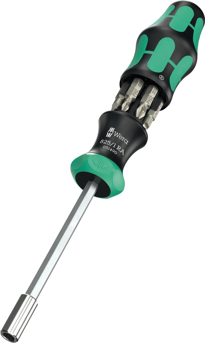 Wera Kraftform Kompakt 27 RA 2 Ratcheting Screwdriver Set 6 Pieces 05051518001 - Mr. Tools