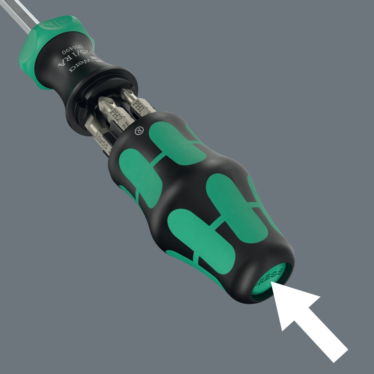 Wera Kraftform Kompakt 27 RA 2 Ratcheting Screwdriver Set 6 Pieces 05051518001 - Mr. Tools