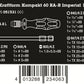 Wera Kraftform Kompakt 60 RA - R Imperial 1 Ratcheting Screwdriver Set 05051531001 - Mr. Tools