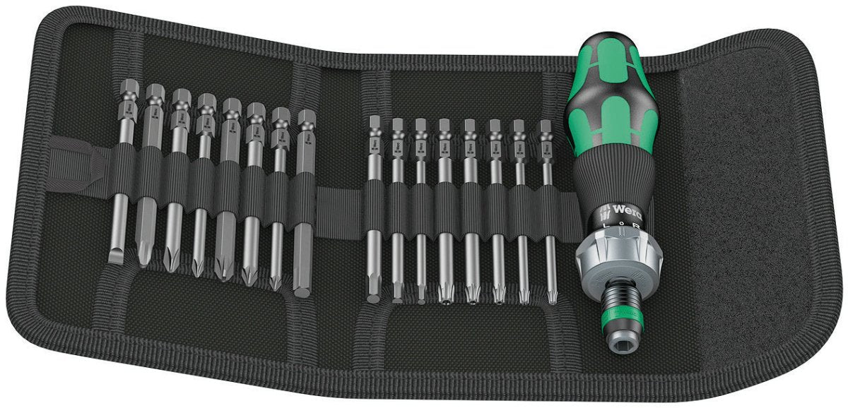 Wera Kraftform Kompakt 60 RA Ratcheting Screwdriver Set Metric 05051040001 - Mr. Tools