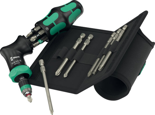 Wera Kraftform Kompakt Pistol RA - R 2 Ratcheting Screwdriver Set 05051536001 - Mr. Tools