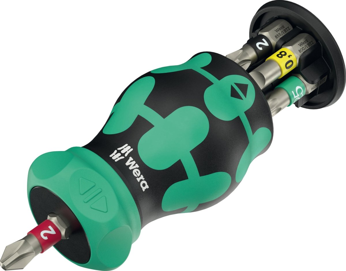 Wera Kraftform Kompakt Stubby Magazine RA 2 Screwdriver Set 6 Pieces 05008892001 - Mr. Tools