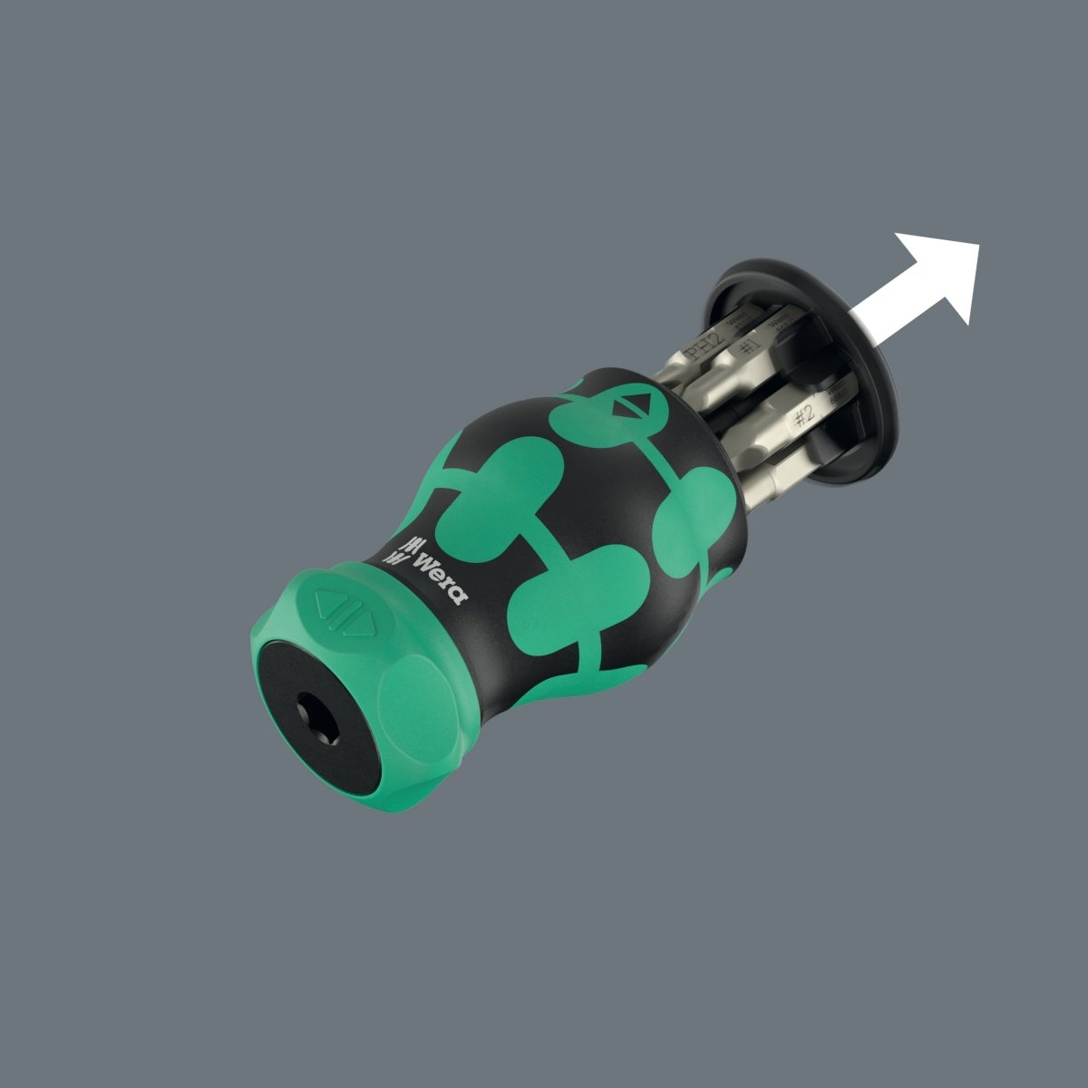 Wera Kraftform Kompakt Stubby Magazine RA 4 Screwdriver Set 6 Pieces 05008893001 - Mr. Tools