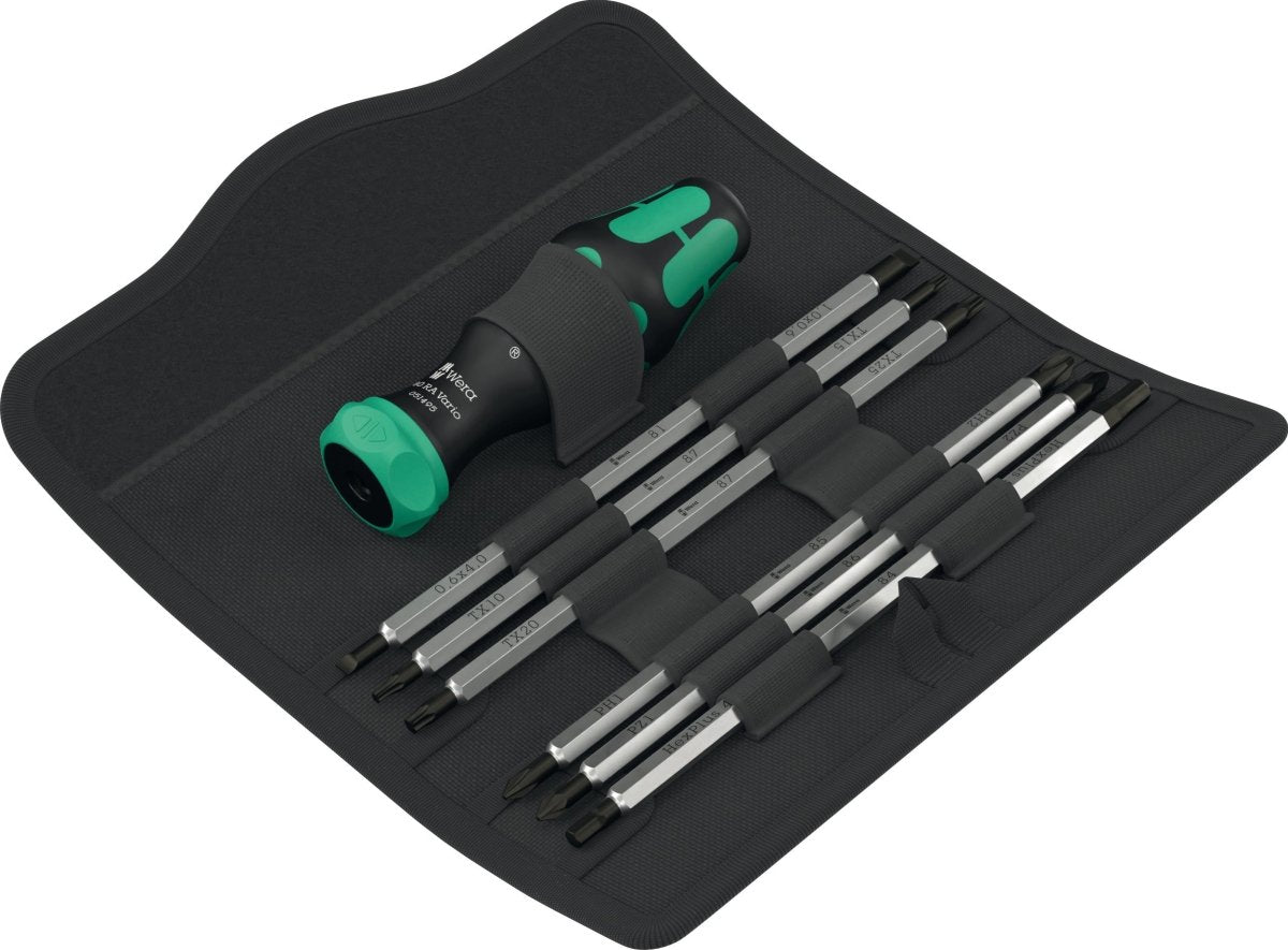 Wera Kraftform Kompakt Vario RA Ratcheting Screwdriver Set Metric 05051540001 - Mr. Tools