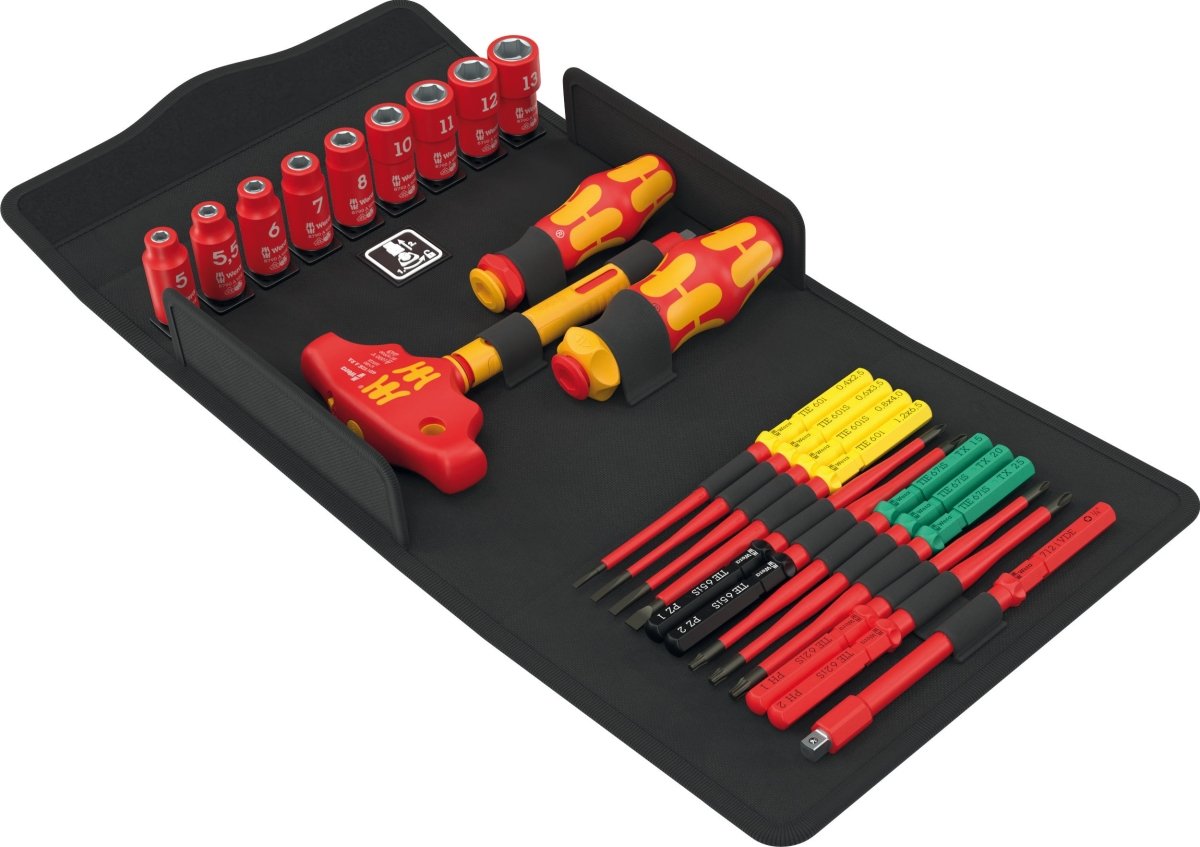 Wera Kraftform Kompakt VDE 24 Allrounder Set 1 25 Pieces Metric 05006632001 - Mr. Tools
