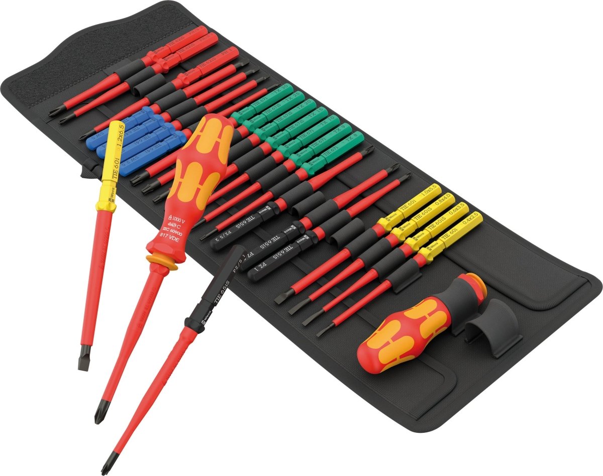 Wera Kraftform Kompakt VDE Big Pack 1 Screwdriver Set Metric 05006617001 - Mr. Tools
