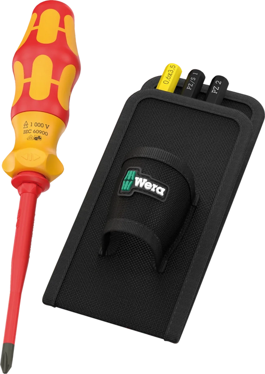 Wera Kraftform Kompakt VDE GO RA 1 Insulated Ratcheting Screwdriver Set, 6-Piece - Mr. Tools