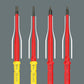 Wera Kraftform Kompakt VDE GO RA 3 Insulated Ratcheting Screwdriver Set - 5 Piece (05006622001) - Mr. Tools