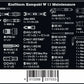 Technical contents diagram and part list for the Wera 05340006001 Kraftform Kompakt W 11 Maintenance Kit with EAN 4013288237033 barcode