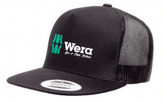 Wera Mesh Back Embroidered Trucker Cap Black WERATRTRUCKERCAP - Mr. Tools