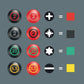 Diagram displaying the Wera "Take It Easy" tool finder color coding system and size stamps for Phillips, Pozidriv, Torx, and slotted screwdrivers.
