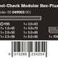 Wera Tool - Check Modular Hex Plus 1 L - Keys Set 7 Pieces Metric 05049003001 - Mr. Tools