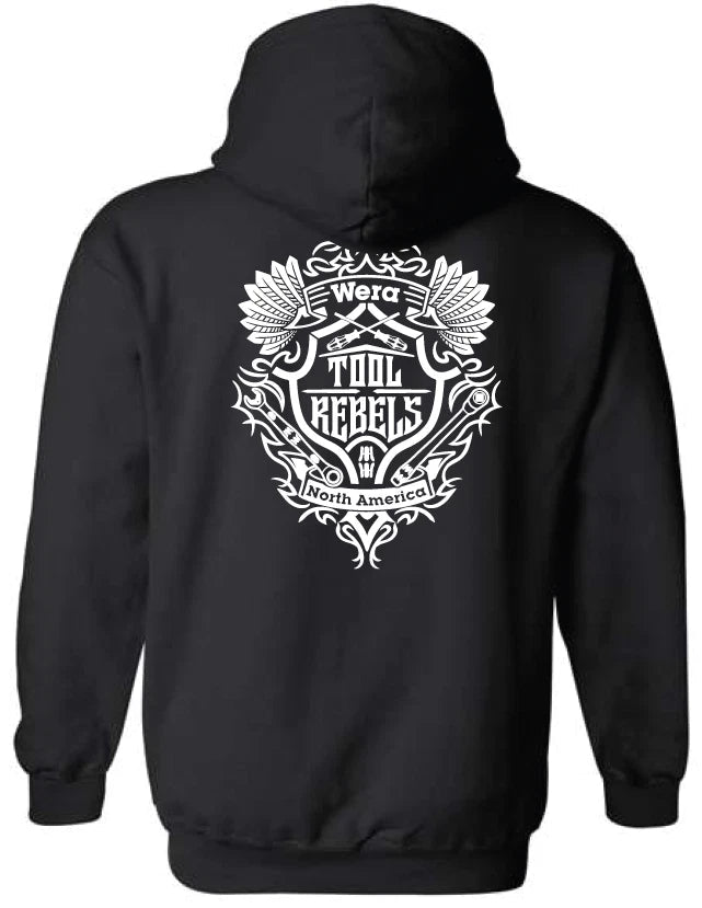 Wera Tools Tool Rebel Pullover Hoodie – Black (WERATRHOODIE) - Mr. Tools